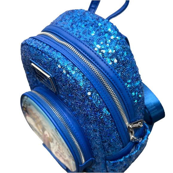 NWT Loungefly Disney Beauty and the Beast SnowGlobe Backpack - Picture 2 of 4